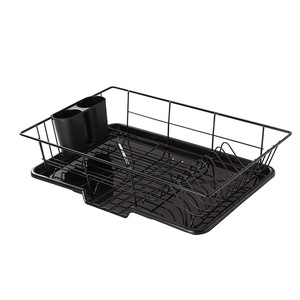 Customized Metal Dish <b>Rack</b> With Tray Quick Dry Square Sink Countertop Storage Bowl <b>Plate</b> Cup <b>Rack</b> - Product Image 1