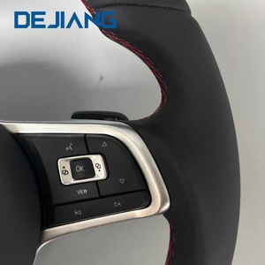 Volant en fibre de carbone LED personnalisé adapté aux modèles Volkswagen Golf 7.5 7 MK7.5 MK7 GTI R GTD GTE <span class=keywords><strong>Polo</strong></span> GTI toutes séries - Product Image 2