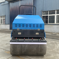 Mini rouleau compacteur de 3 tonnes certifié EPA CE Moteur Kubota diesel Euro 5 Rouleau compacteur de 3 tonnes