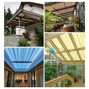 Pergola de terrasse rétractable motorisée de style moderne avec toit électrique en PVC et structure en alliage d'aluminium, auvent rétractable - Product Image 2