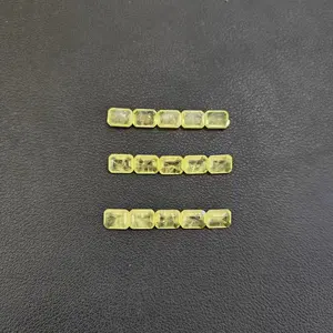 Yi Zuan Hq Fabriek Direct Verkopen Kleurrijke Ijs Crack Kristallen Steen Smaragd Gesneden Brazilië Fusion Sieraden Ketting Oorbel Armband