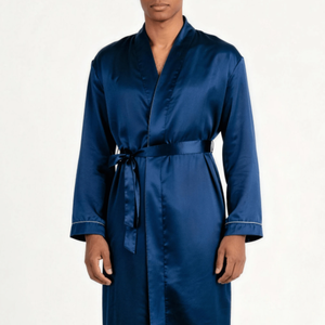 Ensemble de peignoir et pyjama pour homme de qualité supérieure personnalisé, peignoirs de luxe, vêtements de nuit, fabricant de peignoirs en gros au Vietnam - Product Image 1