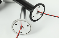 LED-Schmucktresen-Spiegellicht Goldener Schmucktresen Schreibwaren-Uhr-Ausstellungsschrank Scheinwerfer