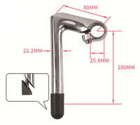 Sunrace — pince de guidon pour vélo, tige de vélo à 17 degrés, en alliage 14037, pour équipement fixe, vélo de route et rétro