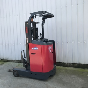รถยกไฟฟ้า Nichiyu T3 1.3 ตัน สีแดง เสาเดี่ยว ยางตัน สำหรับใช้งานในคลังสินค้า - Product Image 1