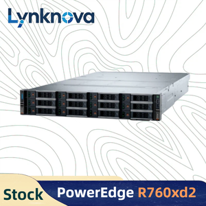 เซิร์ฟเวอร์แบบแร็ค PowerEdge R760xd2 พร้อมที่เก็บข้อมูลขนาดใหญ่ 28x3.5 นิ้ว มีสินค้าในสต็อก เซิร์ฟเวอร์แบบแร็ค 2U แบบสองซ็อกเก็ต ออกแบบมาเพื่อการจัดเก็บไฟล์ - Product Image 1