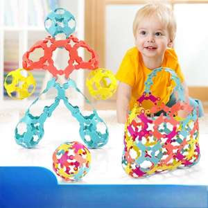 2025 sıcak satış eğlenceli kombinasyonu oyuncaklar erken eğitim aydınlanma düşünme çocuk DIY yaratıcı oyuncak inşaat blokları - Product Image 1