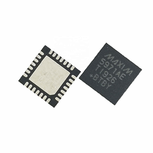 Composants électroniques IC, puce de contrôleur de tension à échange thermique QFN-28, sérigraphie 5971AE, original MAX5971AETI+T - Product Image 1