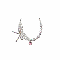 Colliers en perles incrustées de diamants pour animaux de compagnie, en gros, en stock, style chic de célébrité, accessoires à motif géométrique pour chats et chiens, tailles plus grandes