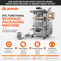 BURGEN Machine d'emballage en stick anti-fuite à changement rapide, haute précision, chauffage constant, 4 à 12 voies, pour boissons fonctionnelles DTC