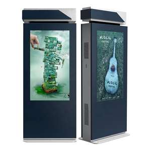 Pantalla Publicitaria Vertical para Exteriores de Alto Brillo, con Soporte de Pie, Impermeable, Pantalla Digital Comercial - Product Image 1