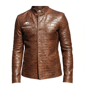 New Winter Cow Skin Canvas <b>Leather</b> <b>Jackets</b> Customized Color Logo Front Logo Waterproof Quick Dry Vintage Men's Bomber <b>Jacket</b> - Product Image 1