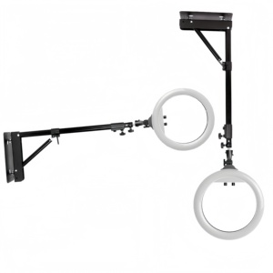 Lampada <span class=keywords><strong>LED</strong></span> ad Anello da 18 Pollici con Supporto a Parete per Vlog, Fotografia, Tatuaggi, Saloni di Bellezza, Studi e Barbieri - Product Image 4