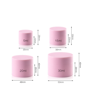 Pot en PP à large ouverture noir mat de 1 oz, 15 ml, 30 ml, 50 ml, 100 ml, pot en plastique noir pour crème avec couvercle - Product Image 2