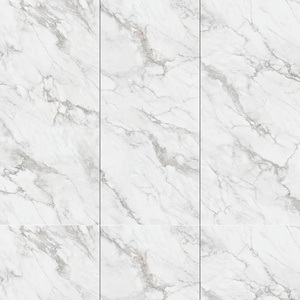 Dalle <span class=keywords><strong>de</strong></span> pierre frittée blanche <span class=keywords><strong>Givenchy</strong></span> Premium 9 mm, 1200x2700 mm, finition mate, veinage en chevalet, pour projet <span class=keywords><strong>de</strong></span> plan <span class=keywords><strong>de</strong></span> toilette personnalisé - Product Image 2