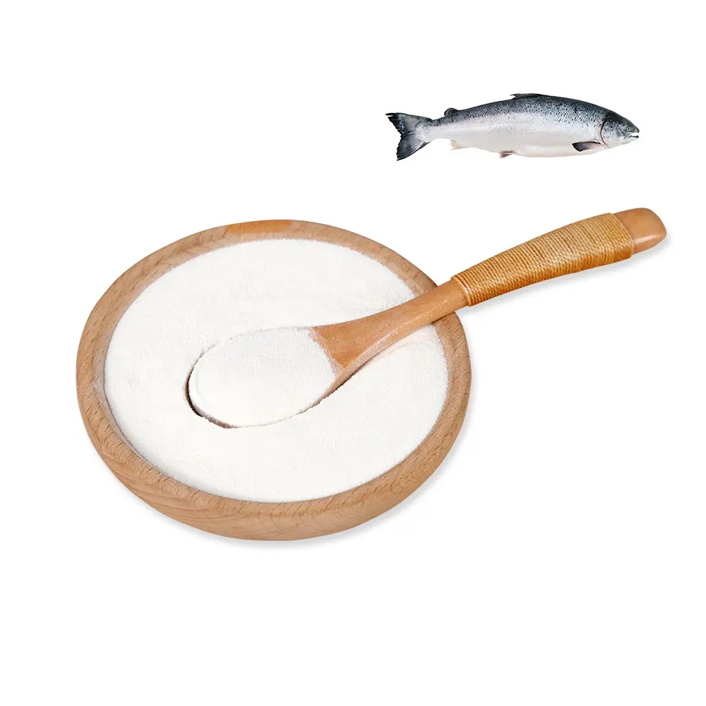 연어 단백질 교원질 펩티드 분말 바다 물고기 교원질 펩티드를 희게하는 건강한 보충교재 피부