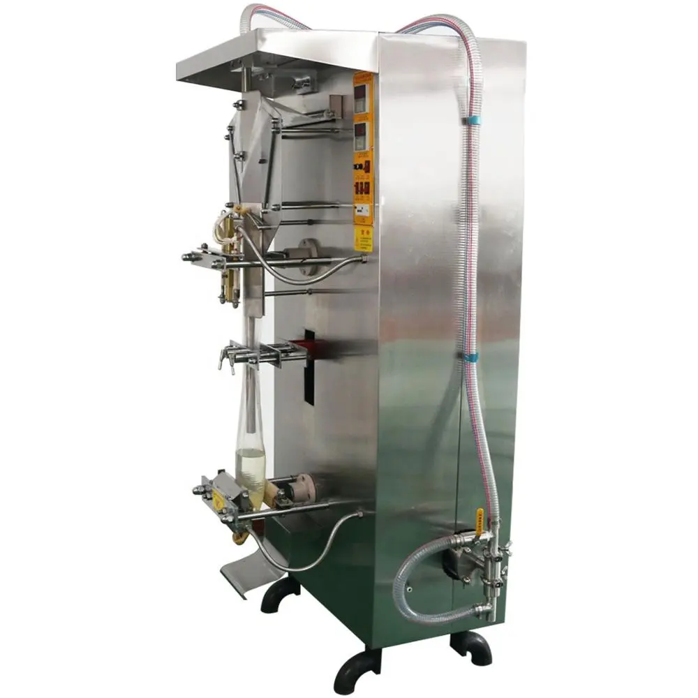 Máquina de envasado y llenado de agua de bolsita Vertical automática 1000, máquina de llenado y sellado de bolsitas líquidas