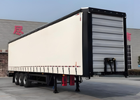 Nouvelle semi-remorque utilitaire en acier robuste à 3/4 essieux, capacité de charge de 60 tonnes, transport de conteneurs de 20 pieds/40 pieds, suspension mécanique/air