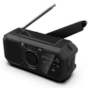 Factory Portable Solar Hand Crank AM FM WB <b>Radio</b> 235g Lightweight ABS TUV Certified <b>Radio</b> for Outdoor Camping <b>Radio</b> - Product Image 3