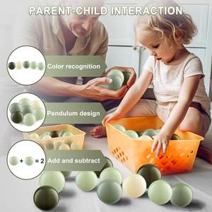 5000 balles de fosse à balles en PVC transparent anti-écrasement balles de jouet en plastique souple pour enfants impression de Logo pour garçons et filles - Product Image 4