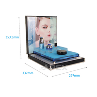 Support d'affichage moderne en acrylique LED personnalisé APEX pour cosmétiques, parfums, cils, rouges à lèvres et maquillage - Utilisation en magasin de détail