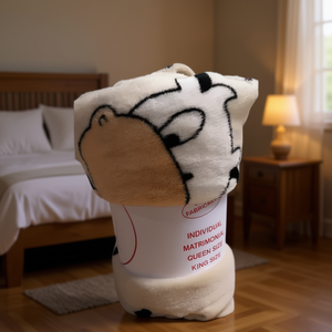 Couverture en peluche FT, motif dessin animé, taille King Size, légère, pour toutes les saisons, forme rectangulaire, matériau imprimé - Product Image 2