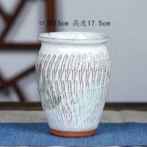 Maceta Grande de Arcilla Morada, Estilo Rústico, para Balcón, Interior, Plantas Verdes, Maceta Pequeña - Product Image 4