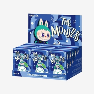 Auténtico POPMART Labubu the MONSTERS SERIES, Mini Bolsa con Forma de Balón de Fútbol, Caja Sorpresa, Juguete de Peluche Coleccionable, Lindo y Moderno, Regalos - Product Image 1