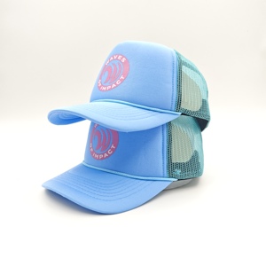 Gorra Trucker de Malla Espumada de 5 Paneles con Logotipo Bordado Personalizado de Fábrica, Impresión por Transferencia de Calor de Alta Calidad, con Cuerda Richardson - Product Image 3