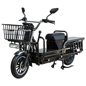 Trottinette Électrique Puissante en Promotion avec <span class=keywords><strong>Plateau</strong></span> Pliable et Siège Arrière, Super Scooter <span class=keywords><strong>pour</strong></span> Livraison de Marchandises, Vélo Électrique Chargeur avec Grand Panier - Product Image 5