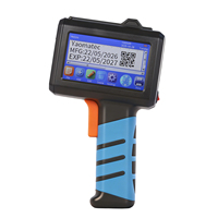 Impresora de Inyección de Tinta Portátil Yaomatec de 12.7mm con Pantalla Táctil, Tinta de Secado Rápido, Impresora de Códigos QR, Número de Lote y Fecha de Caducidad para Cajas de Cartón