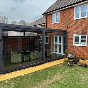 IKE Type175 Luxury Classic 10x12ft Sunroom Aluminum Pergola Bioclimatic Motorised <strong>Gazebo</strong> Windproof Rodent-Proof LED China Origin - Product Image 2