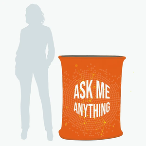 Custom Designs Trade Show Display <b>Table</b> Pop up Counter <b>Foldable</b> Trade Show Counter <b>Desk</b> Pop up Booth <b>Table</b> Optional LED Light - Product Image 4