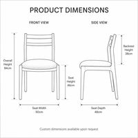 Chaise de salle à manger moderne en bois de qualité professionnelle pour la restauration