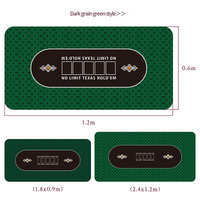 LW nouveau grand tapis de poker multi-jeux à sublimation 120*60*0.2cm tapis de poker à coutures durables fabrication en Chine