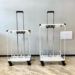 JX8073 20 \ "24 \" telescopico rimovibile in alluminio traino telaio carrello 4 in metallo Trolley maniglia borsa accessori - Product Image 1