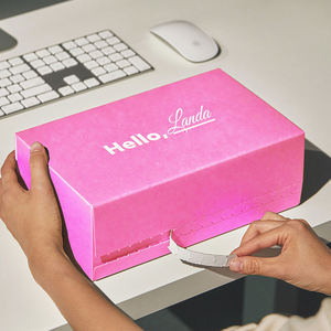 Tùy chỉnh các tông sóng hộp giấy tự niêm phong Tear Strip bưu phẩm vận chuyển Hộp quà tặng với logo - Product Image 3