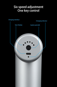 Nuova Mini Pistola Massaggiante a Vibrazione Portatile 2025 per Massaggio Muscolare Profondo e Fasciale, Strumento Mirato per il Corpo con 4 Testine Massaggianti - Product Image 4
