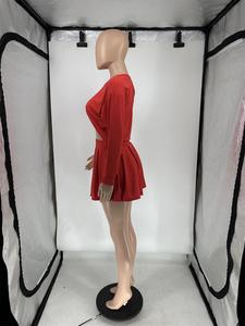 Conjuntos de mujer Top corto sin espalda y minifalda plisada Conjunto diario a juego Ropa Mujer Conjunto de dos piezas Ropa de mujer - Product Image 6