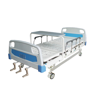 Precio <span class=keywords><strong>de</strong></span> fábrica Cama médica Manual 2 funciones Manivela única Cuidado en el hogar Cama médica <span class=keywords><strong>de</strong></span> <span class=keywords><strong>hospital</strong></span> <span class=keywords><strong>para</strong></span> enfermería <span class=keywords><strong>de</strong></span> pacientes con colchón - Product Image 1