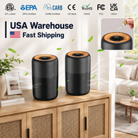 Purificateur d'air portable fiable et silencieux pour chambre à coucher, appartement, bureau, chambre de bébé, avec OEM ODM, entrepôt américain, CE FCC