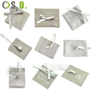 Wholesale Manufacture High-quality Velvet Ribbon <b>Pouch</b> Custom Logo Jewelry Storage Velvet Ribbon <b>Pouch</b> with Pattern - Product Image 5