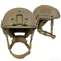 Casque de sport outdoor le plus vendu, modèle FAST High Cut, en plastique PE, réglable, tactique ACH, protection de la tête à 6 points d'attache