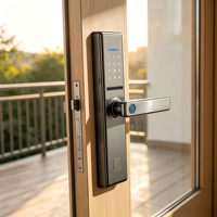 Serratura Intelligente Tuya Direttamente dalla Fabbrica con Alimentazione Elettrica e a Batteria per Casa e Hotel, Controllo Remoto tramite App e Password Permanente