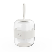 Lampe de table LED rechargeable pour enfants, design simple et écologique, éclairage RGB réglable, lampe de bureau portable avec variateur d'intensité