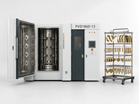 Machine de revêtement ionique PVD industrielle robuste AsiaLink avec pompe à moteur PLC pour le traitement de surface des grandes pièces métalliques surdimensionnées
