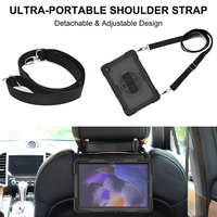 Coque robuste pour tablette Samsung Galaxy Tab A11 Plus 2025 avec support anneau rotatif à 360° et poignée – Meilleure vente