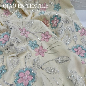 Đầm Bolero phong <span class=keywords><strong>c</strong></span>ách dân tộ<span class=keywords><strong>c</strong></span> thủ <span class=keywords><strong>c</strong></span>ông sang trọng thêu hoa ba chiều đính <span class=keywords><strong>c</strong></span>ườm áo choàng sườn xám vải sequin thủ <span class=keywords><strong>c</strong></span>ông nặng - Product Image 2