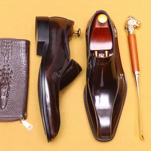 Chaussures habillées Oxford pour homme en cuir véritable, style britannique, à lacets, pour mariage, affaires, avec détails à pampilles, respirantes, semelle en caoutchouc - Product Image 2