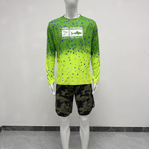 Camisa de Protección Solar Fluorescente para Hombre, de Secado Rápido, Transpirable, con Estampado Duradero, para Pesca en Alta Mar y Navegación - Product Image 2